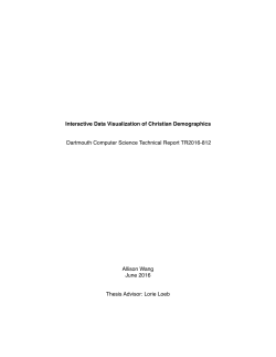 Interactive Data Visualization of Christian Demographics Dartmouth