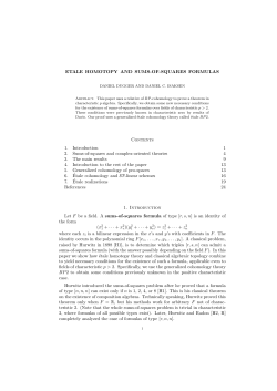 Etale homotopy theory and sums-of-squares formulas