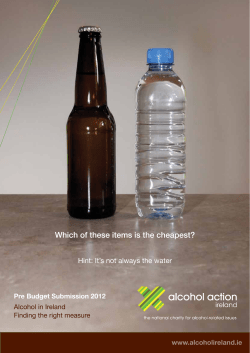 Alcohol Action Ireland Submission