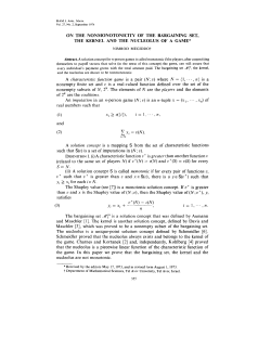 On the nonmonotonicity of the bargaining set, the kernel