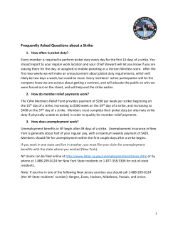 Frequently Asked Questions about a Strike