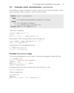 0.1 Isotropic point normalization: pointnorm