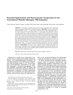 Essential Hypertension and Neurovascular Compression at the