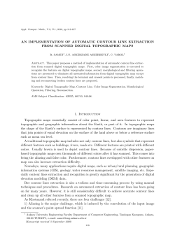 AN IMPLEMENTATION OF AUTOMATIC CONTOUR LINE