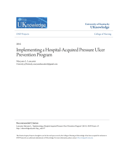 Implementing a Hospital-Acquired Pressure Ulcer