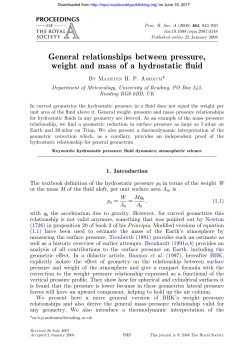 Print - Proceedings of the Royal Society A