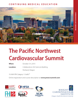 The Pacific Northwest Cardiovascular Summit