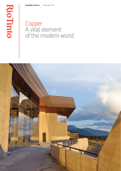 Copper capability brochure