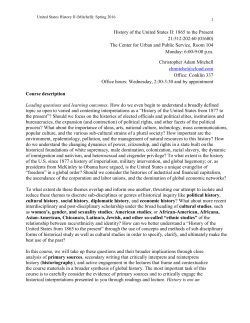 History of the United States II: 1865 to the Present 21:512:202:60