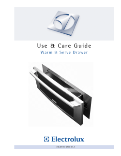setting warmer drawer control