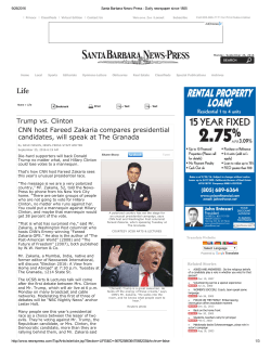 CNN host Fareed Zakaria compares presidential candidates at The