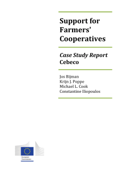 Support for Farmers` Cooperatives - Wageningen UR E-depot