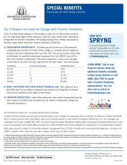 Special Benefits Exclusively for New Jersey Families