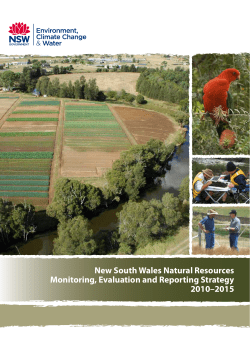New South Wales Natural Resources Monitoring, Evaluation and