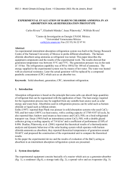 EXPERIMENTAL EVALUATION OF BARIUM CHLORIDE