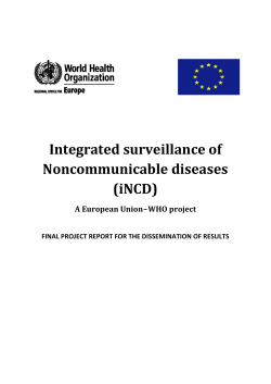 Integrated surveillance of Noncommunicable diseases (iNCD)
