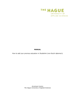 How to add your previous education in