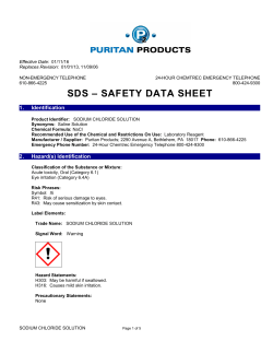 sds - Puritan Products