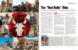 Col. Corell: The Red Bulls Ride from Iraq to Afghanistan