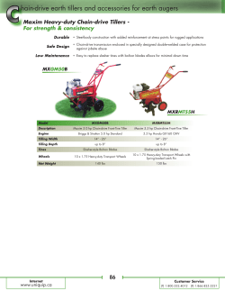 hain-drive earth tillers and accessories for earth augers