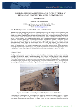 FORMATION OF HIGH AMPLITUDE COASTAL WAVES IN THE BAY