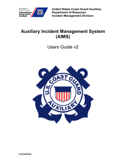 Auxiliary Incident Management System
