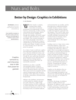 Nuts and Bolts: Better by Design: Graphics in Exhibitions