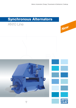 Synchronous Alternators AN10 Line