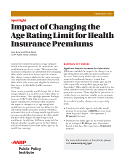 Impact of Changing the Age Rating Limit for Health