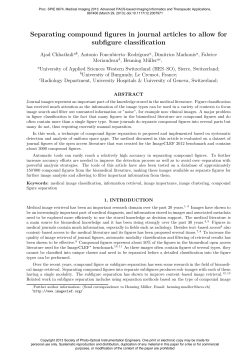 Separating compound figures in journal articles to allow for