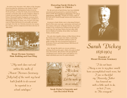 Sarah Dickey - City of Clinton