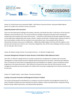 Session 1A: Ontario Brain Injury Association (OBIA