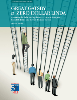 GREAT GATSBY v. ZERO DOLLAR LINDA - Macdonald