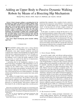Adding an Upper Body to Passive Dynamic
