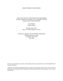 The Evolution of Concentrated Ownership in India