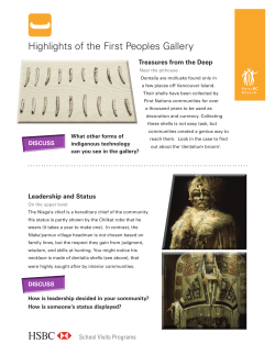Highlights of the First Peoples Gallery