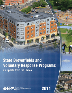 State Brownfields and Voluntary Response Programs