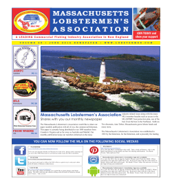 June 2016 - Massachusetts Lobstermen`s Association