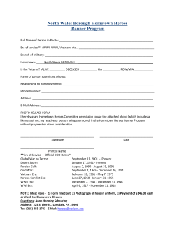 Application Form - North Wales Borough