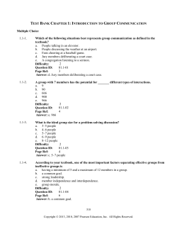 FREE Sample Here - We can offer most test bank and