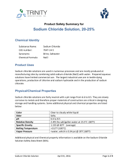 Sodium Chloride Solution, 20-25%