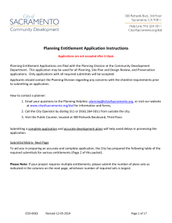DSD-0067 Planning Application