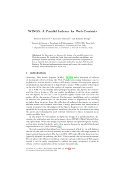LNCS 3036 - WINGS: A Parallel Indexer for Web Contents