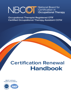 2017 Certification Renewal Handbook