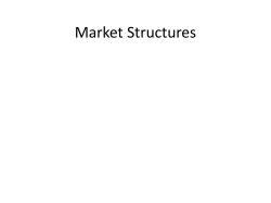 Market Structures