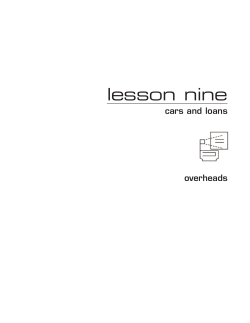 cars and loans - Practical Money Skills