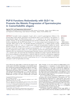 Full Text  - Genes | Genomes | Genetics