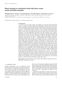 Shear heating in continental strike-slip shear zones