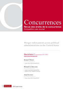 Merger Enforcement Across Political Administrations In