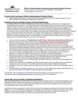 Office of Administration - Shepard Broad College of Law